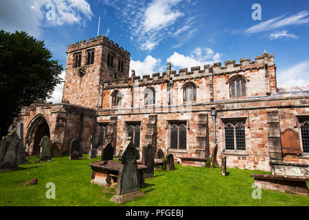 St Lawrences Kirche in Appleby, Cumbria, Großbritannien. Stockfoto