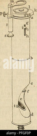 Diese Arbeit befasst sich mit der Theorie, Verwendung und Geschichte des Mikroskops, wobei der Schwerpunkt auf Wollastons einfachem Mikroskop und seiner Rolle in der wissenschaftlichen Forschung liegt. Es bietet historischen Kontext für seine Entwicklung und Nutzung im 19. Jahrhundert. Stockfoto