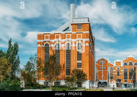 Lissabon, Portugal - 23 AUGUST 2017: Museum für Kunst, Architektur und Technologie (Museu de Arte, Arquitetura e Tecnologia) oder Maat ist eine Wissenschaft und Kult Stockfoto