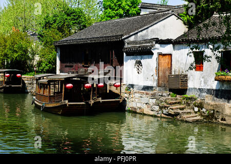 China antike Stadt, Watertown, Nanxun Altstadt, Zhejiang Provinz, VR China, Volksrepublik China, China, Stockfoto