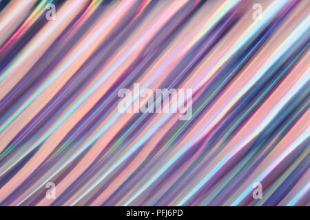 Mehrfarbiger Hintergrund imitieren Hologramm als trendige Kulisse. Stockfoto