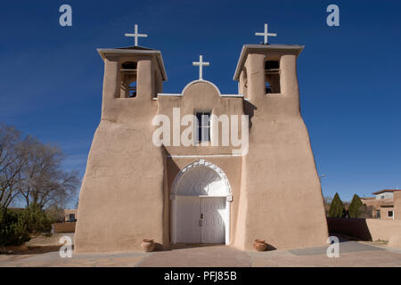 USA, New Jersey, in der Nähe von Santa Fe, Kirche San Francisco De Asis, äußere der Mission der Kirche Stockfoto