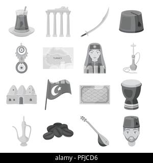 Amulett, Kunst, Anziehung, Bohnen, Bienenstock, Teppich, Kaffee, Sammlung, Land, Kultur, Design, Trommel, Fez, Flagge, Becher, Hookah, Haus, Icon, Illustration, isoliert, Reise, Kanne, kilij, Logo, Mann, monochrom, Nazar, Bevölkerung, Ruinen, Saz, Set, Showplace, Sicht, Zeichen, Symbol, Tee, Gebiet, Tourismus, Traditionen, Reisen, Türkei, Türkische, Vector, Web, Frau Vektor Vektoren, Stock Vektor