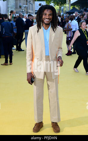 Sheldon Hirten an der Yardie Premiere am BFI Southbank in London. Stockfoto