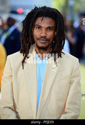 Sheldon Hirten an der Yardie Premiere am BFI Southbank in London. Stockfoto