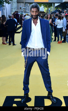 Johann Meyers an der Yardie Premiere am BFI Southbank in London. Stockfoto