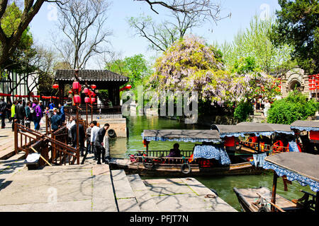 China antike Stadt, Watertown, Nanxun Altstadt, Zhejiang Provinz, VR China, Volksrepublik China, China, Stockfoto