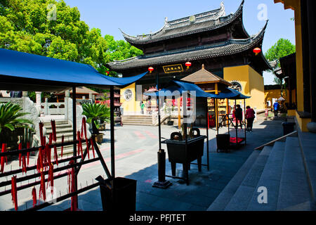 China antike Stadt, Watertown, Nanxun Altstadt, Zhejiang Provinz, VR China, Volksrepublik China, China, Stockfoto