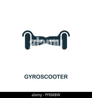 Gyroscooter kreative Symbol. Einfaches element Abbildung. Gyroscooter Konzept symbol Design von intelligenten Geräten. Für mobile verwendet werden, und wir Stockfoto