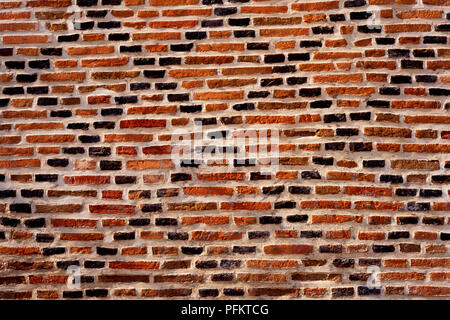 Rautenmuster brick wall Stockfoto
