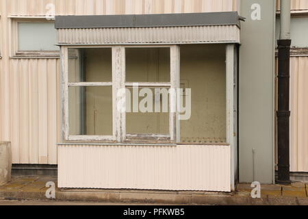 Ehemalige Grenzstation Marienborn bei Helmstedt zwischen West- und Ostdeutschland in Sachsen Anhalt. Heute Gedenkstätte der deutschen Teilung. Stockfoto