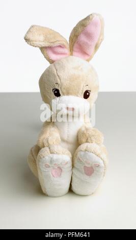 Plüschtier Kaninchen Stockfoto