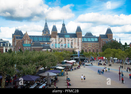 Rijksmuseum in Amsterdam, Holland Stockfoto