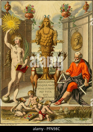 Diese Arbeit von August Johann Roesel von Rosenhof und Christian Friedrich Carl Kleemann bietet eine detaillierte Untersuchung von Insekten, einschließlich Illustrationen, die verschiedene Arten in ihrer natürlichen Umgebung genau darstellen. Stockfoto