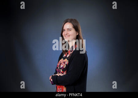 Edinburgh, Großbritannien. 22 August, 2018. Gabriela Ybarra, der spanische Schriftsteller, dargestellt an der Edinburgh International Book Festival. Edinburgh, Schottland. Bild von Gary Doak/Alamy leben Nachrichten Stockfoto