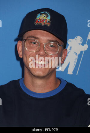 New York City, New York, USA. 20 Aug, 2018. Sänger Logik sorgt sich die Anreise für die 2018 MTV VMAS'' in der Radio City Music Hall statt. Credit: Nancy Kaszerman/ZUMA Draht/Alamy leben Nachrichten Stockfoto