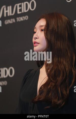 Seoul, Korea. 22 Aug, 2018. Park Min-Young und Kim Chung Ha für eine Marke Kosmetik Produkt, Korea am 22. August 2018. (China und Korea Rechte) Credit: TopPhoto/Alamy leben Nachrichten Stockfoto