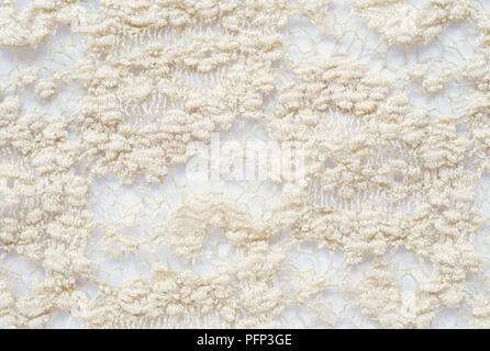 White Lace Fabric, in der Nähe Stockfoto