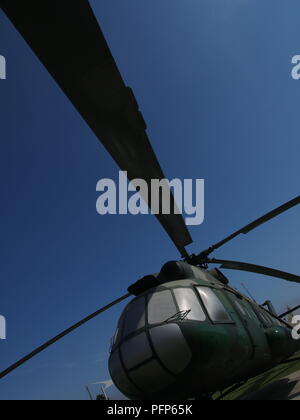 Der MIL MI 8T Hubschrauber, ein Medium, das Twin-Turbine russischen/sowjetischen Hubschrauber von der peruanischen Luftwaffe - FAP. Credit: Fotoholica Presse Agentur/Alamy Stockfoto