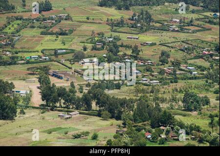 Kenia, Rift Valley, Ackerland, vom Nairobi-Naivasha Straße gesehen Stockfoto