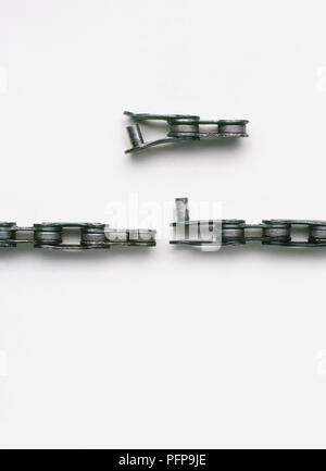 Mountainbike Kette Teile Stockfoto