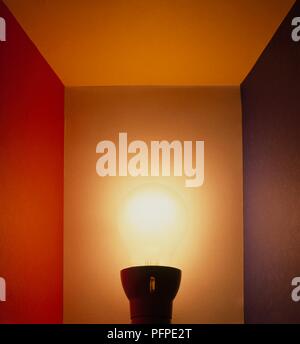 Standardglühlampe Stockfoto