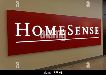 HomeSense Home Decor Store anmelden Lansdowne Center Shopping Mall in Richmond, BC, Kanada Stockfoto