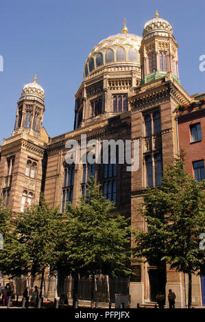 Deutschland, Berlin, Mitte, Neue Synagoge, Kuppel Stockfoto