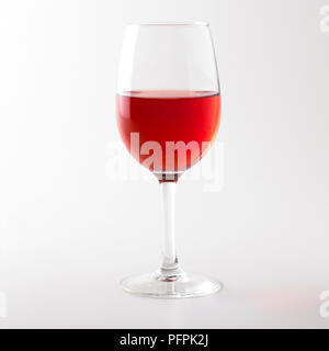 Glas rose Wein Stockfoto