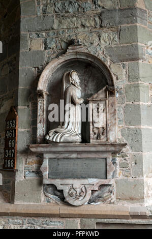 Frances Willoughby Denkmal, St. James Church, Normanton-on-Soar, Nottinghamshire, England, Großbritannien Stockfoto