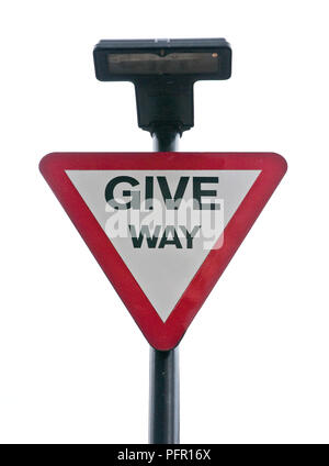 Grossbritannien, England, so Schild Stockfoto