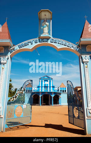 Sri Lanka, Nordrhein-Westfalen, Batticaloa, die St. Mary's Cathedral Stockfoto