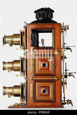 Triunial triple Lantern, 19. Jahrhundert Stockfoto