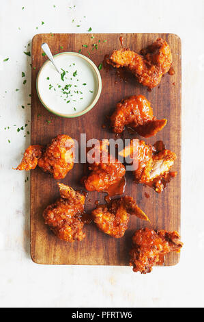 Buffalo Chicken Wings Stockfoto