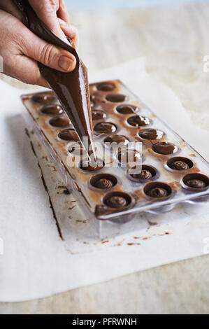 Molding Pralinen Stockfoto