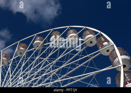 Das Riesenrad am Anker Square, Bristol, England Großbritannien Stockfoto