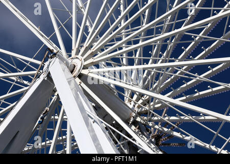 Das Riesenrad am Anker Square, Bristol, England Großbritannien Stockfoto