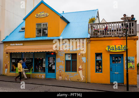 Cafe Babalu in Reykjavik, Island Stockfoto