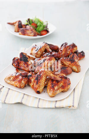 Im chinesischen Stil BBQ Flügel Stockfoto