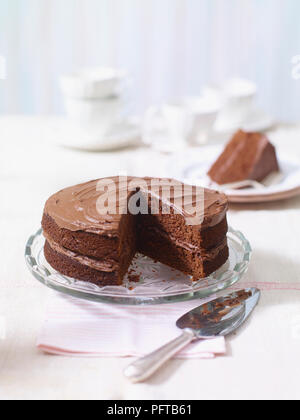 Chocolate Fudge cake Stockfoto