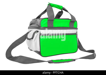 Modische Tasche für Produkte mit termomaterialom Innen. Stockfoto