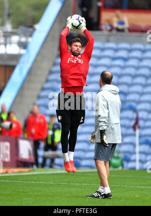 Watford Torwart Ben Foster Aufwärmen vor dem Spiel Stockfoto