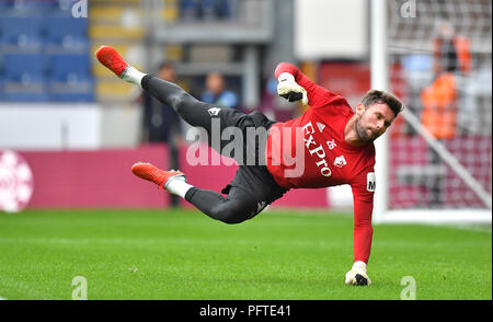 Watford Torwart Ben Foster Aufwärmen vor dem Spiel Stockfoto