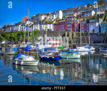 De - Devon: Hafen von Brixham Stockfoto