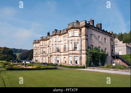 Die Hassop Hall Hotel befindet sich in dem malerischen Dorf in der Nähe von Bakewell Hassop im Herzen des Peak District, Derbyshire UK Stockfoto