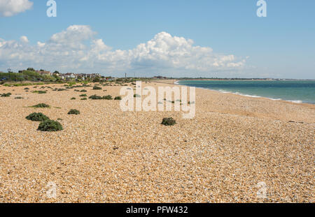 Strand und Meer in Southsea in Portsmouth, Hampshire, England Stockfoto