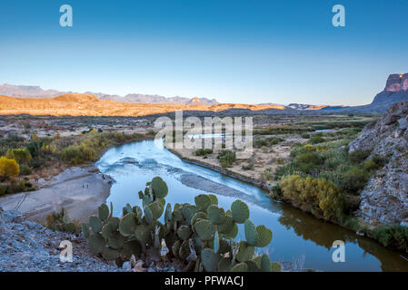 Santa Elena Canyon in Big Bend Nationalpark, Texas Stockfoto