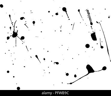 Vektor Spritzer von Blobs, für die Dekoration ink spots von Farbe Stock Vektor