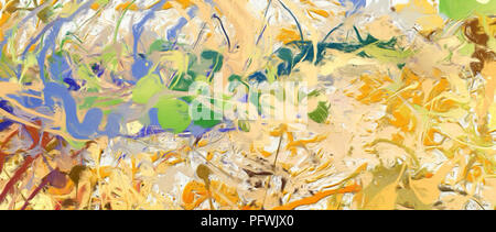Abstrakte Malerei Kunst Hand gezeichnet Hintergrund. Stockfoto