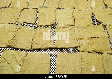 Frische Meeresfrüchte und Fisch. Sekinchan Fischerdorf, Halbinsel Malaysia. Stockfoto